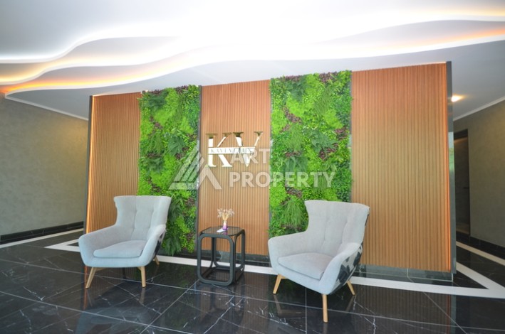 Квартира 2+1 в элитном ЖК, 85 кв.м. Каргыджак, Алания - Ракурс 25