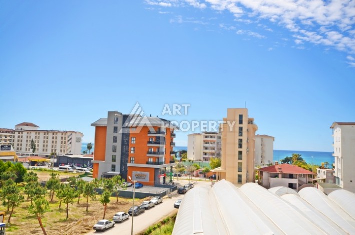 Квартира 1+1 с видом на море в современном комплексе у пляжа, 300 м до моря. - Ракурс 12