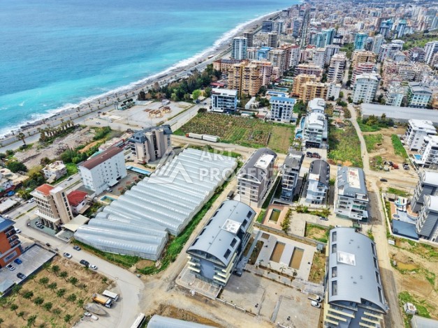 Квартира 1+1 с видом на море в современном комплексе у пляжа, 300 м до моря. - Ракурс 15