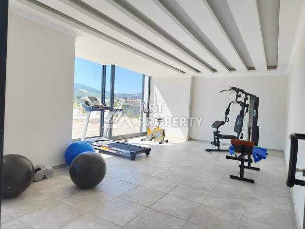 Уютная 1+1 квартира в новом комплексе в районе Демирташ - Ракурс 11