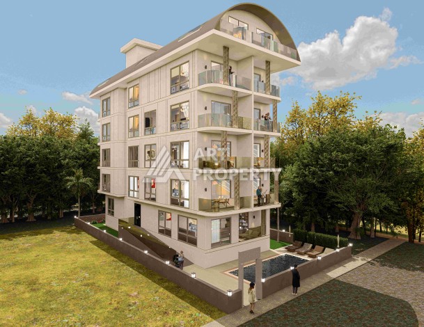 Стартовые цены на квартиры 1+1, 2+1 и 3+1 в 50 м от пляжа Клеопатры. - Ракурс 0