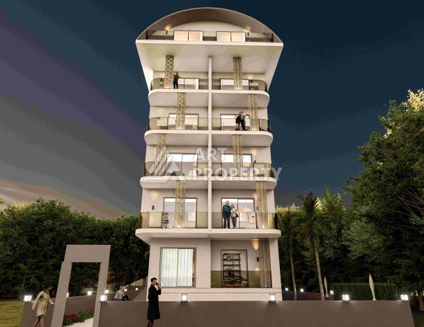 Стартовые цены на квартиры 1+1, 2+1 и 3+1 в 50 м от пляжа Клеопатры. - Ракурс 2