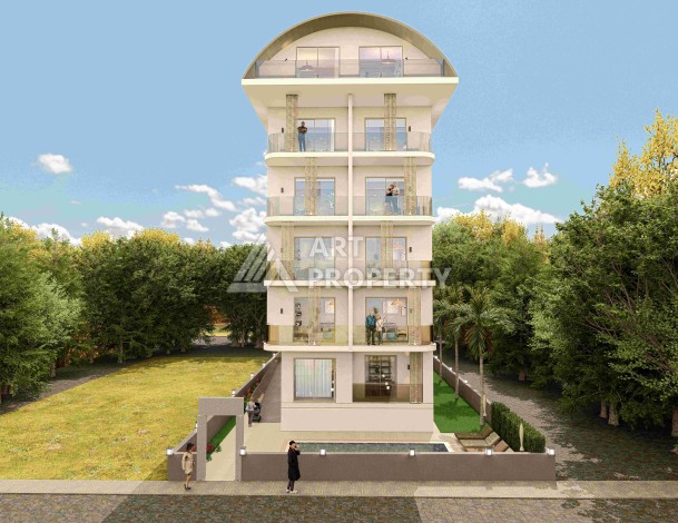 Стартовые цены на квартиры 1+1, 2+1 и 3+1 в 50 м от пляжа Клеопатры. - Ракурс 4