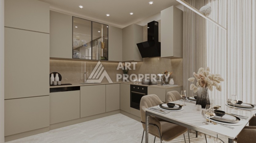 Стартовые цены на квартиры 1+1, 2+1 и 3+1 в 50 м от пляжа Клеопатры. - Ракурс 6