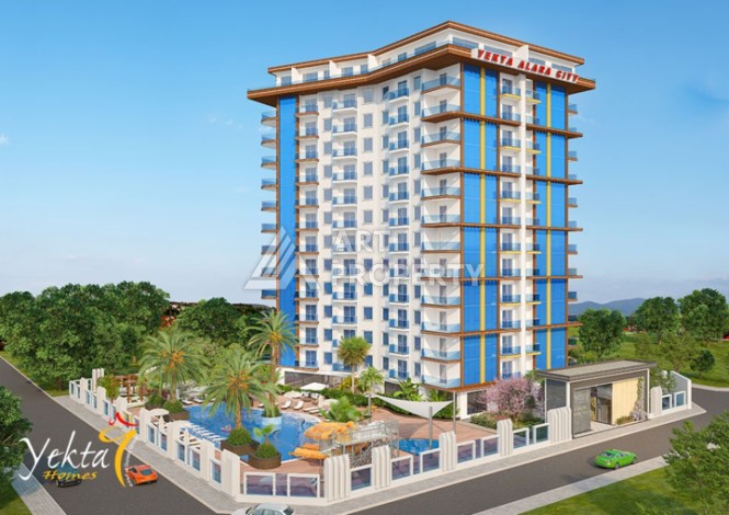 Квартиар 3+1 в элитном ЖК, 160 кв.м. Махмутлар, Алания - Ракурс 0