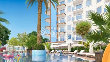 Квартиар 3+1 в элитном ЖК, 160 кв.м. Махмутлар, Алания - Ракурс 3