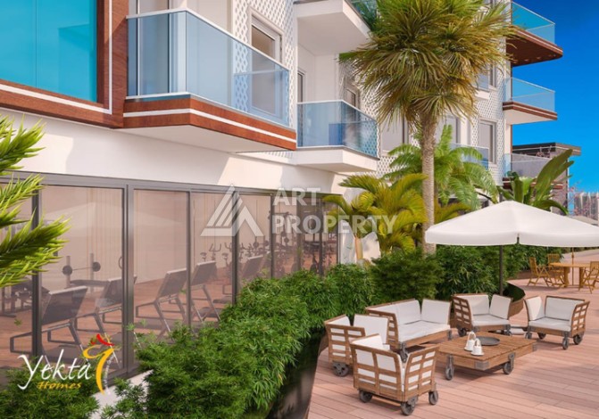 Квартиар 3+1 в элитном ЖК, 160 кв.м. Махмутлар, Алания - Ракурс 7