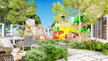 Квартиар 3+1 в элитном ЖК, 160 кв.м. Махмутлар, Алания - Ракурс 9