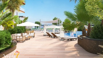 Квартиар 3+1 в элитном ЖК, 160 кв.м. Махмутлар, Алания - Ракурс 10