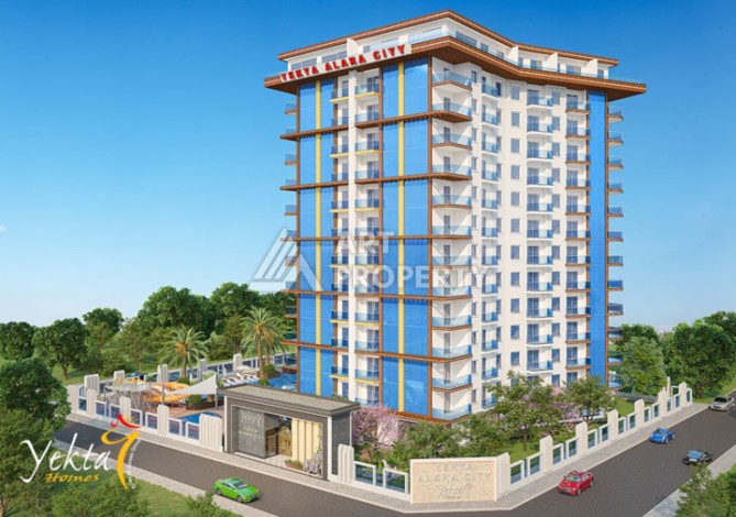 Квартиар 3+1 в элитном ЖК, 160 кв.м. Махмутлар, Алания - Ракурс 10