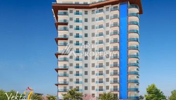 Квартиар 3+1 в элитном ЖК, 160 кв.м. Махмутлар, Алания - Ракурс 12