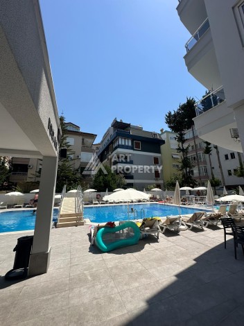 Большая квартира 1+1 в центре Алании, 65 м² с видом на крепость - Ракурс 9