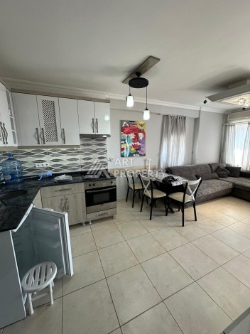 Большая квартира 1+1 в центре Алании, 65 м² с видом на крепость - Ракурс 11