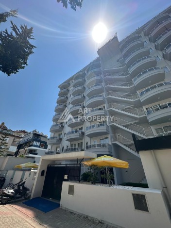 Большая квартира 1+1 в центре Алании, 65 м² с видом на крепость - Ракурс 16