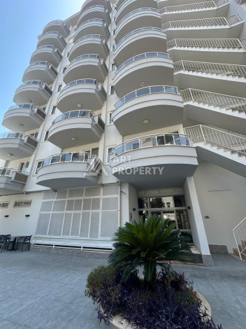 Большая квартира 1+1 в центре Алании, 65 м² с видом на крепость - Ракурс 17