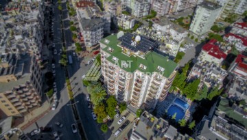 Большая квартира 1+1 в центре Алании, 65 м² с видом на крепость - Ракурс 20