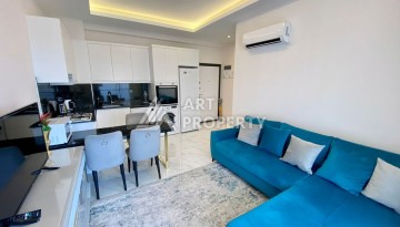 Современная 1+1 квартира с видом на море. Каргыджак, Алания - Ракурс 4