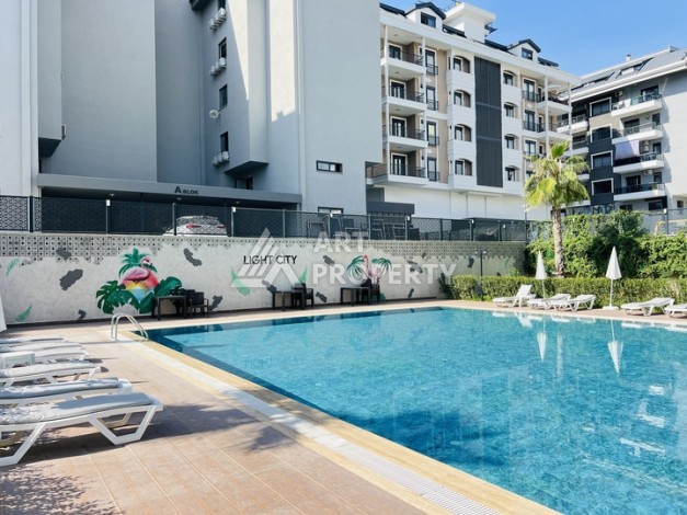 Уютная вартира 1+1 с видом на море в районе Каргыджак. - Ракурс 18