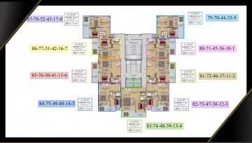 Апартаменты 1+1 на завершающем этапе строительства в одном из лучших комплексов Махмутлара по ценам дешевле, чем у застройщика, 56-63 м2 - Ракурс 21