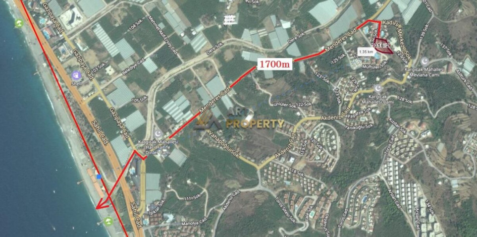 Готовые к проживанию квартиры и дуплексы от  61- 214 кв.м. Каргыждак, Алания - Ракурс 9