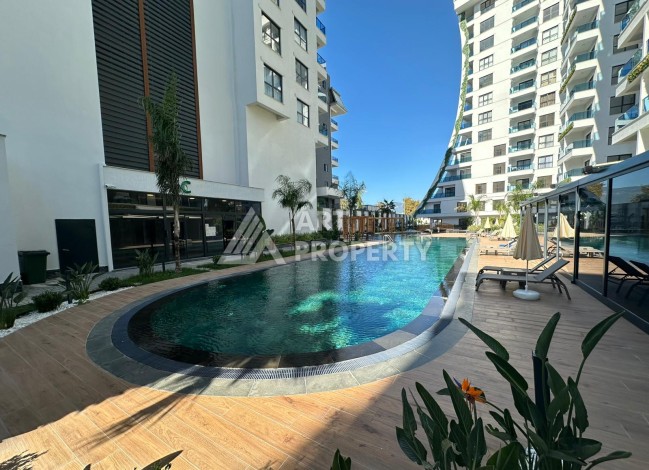 Квартира 1+1 в престижном ЖК, 57 м². Махмутлар, Алания - Ракурс 36