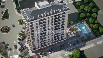 Стартовые цены на квартиры от 70 до 140 кв.м. в Махмутларе, Алания - Ракурс 2