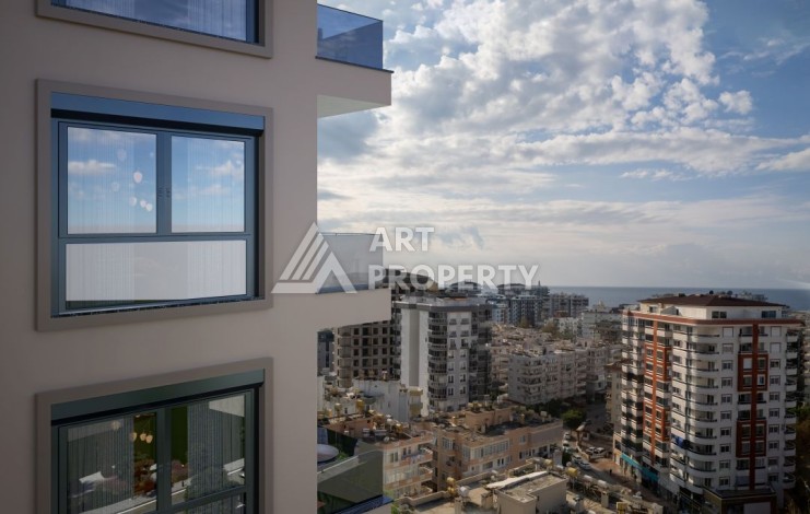 Стартовые цены на квартиры от 70 до 140 кв.м. в Махмутларе, Алания - Ракурс 6