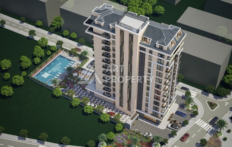 Стартовые цены на квартиры от 70 до 140 кв.м. в Махмутларе, Алания - Ракурс 12