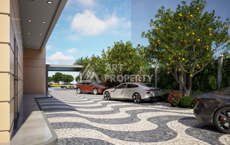 Стартовые цены на квартиры от 70 до 140 кв.м. в Махмутларе, Алания - Ракурс 14