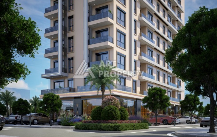 Стартовые цены на квартиры от 70 до 140 кв.м. в Махмутларе, Алания - Ракурс 15