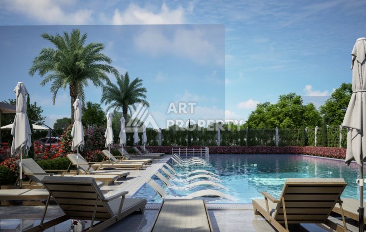 Стартовые цены на квартиры от 70 до 140 кв.м. в Махмутларе, Алания - Ракурс 18