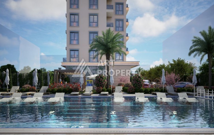 Стартовые цены на квартиры от 70 до 140 кв.м. в Махмутларе, Алания - Ракурс 19