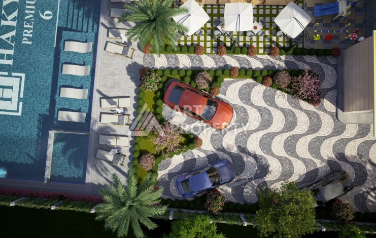 Стартовые цены на квартиры от 70 до 140 кв.м. в Махмутларе, Алания - Ракурс 25