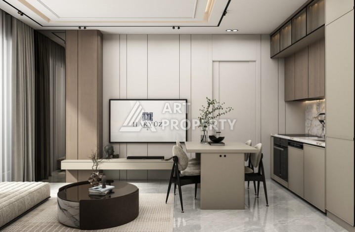 Стартовые цены на квартиры от 70 до 140 кв.м. в Махмутларе, Алания - Ракурс 27