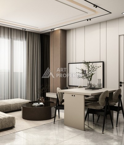 Стартовые цены на квартиры от 70 до 140 кв.м. в Махмутларе, Алания - Ракурс 30