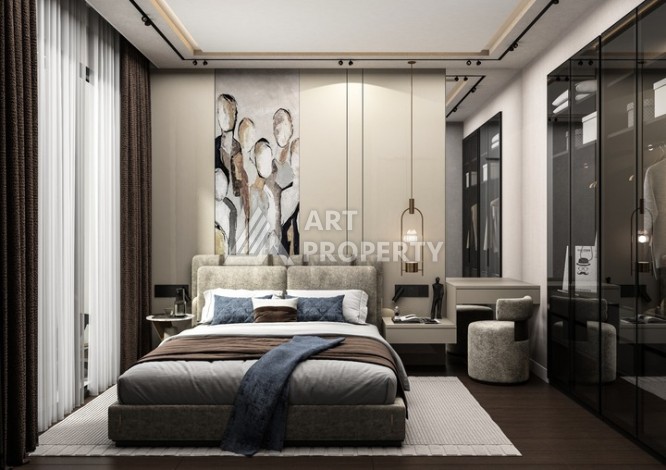 Стартовые цены на квартиры от 70 до 140 кв.м. в Махмутларе, Алания - Ракурс 33