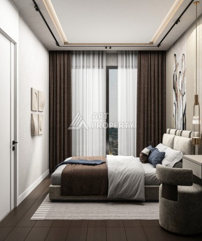 Стартовые цены на квартиры от 70 до 140 кв.м. в Махмутларе, Алания - Ракурс 34