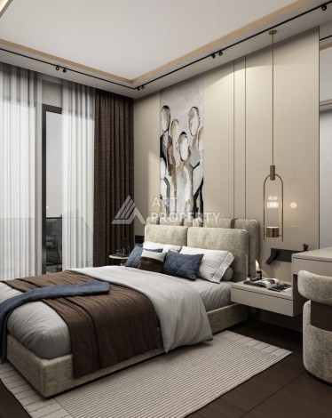 Стартовые цены на квартиры от 70 до 140 кв.м. в Махмутларе, Алания - Ракурс 37