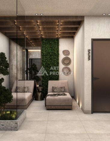 Стартовые цены на квартиры от 70 до 140 кв.м. в Махмутларе, Алания - Ракурс 43