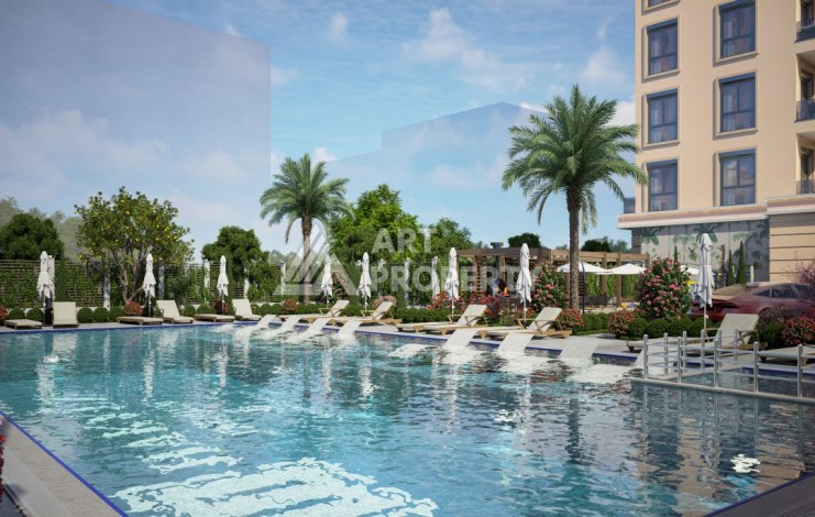 Стартовые цены на квартиры от 70 до 140 кв.м. в Махмутларе, Алания - Ракурс 47