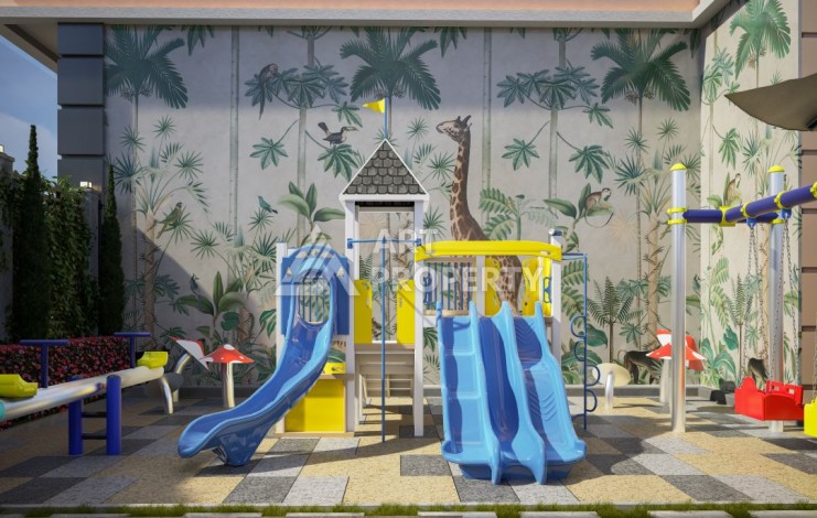 Стартовые цены на квартиры от 70 до 140 кв.м. в Махмутларе, Алания - Ракурс 50