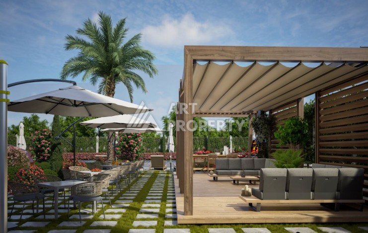 Стартовые цены на квартиры от 70 до 140 кв.м. в Махмутларе, Алания - Ракурс 52