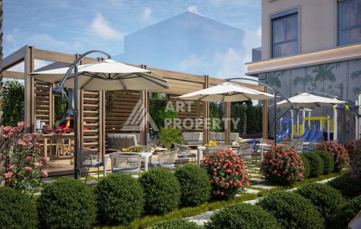 Стартовые цены на квартиры от 70 до 140 кв.м. в Махмутларе, Алания - Ракурс 53