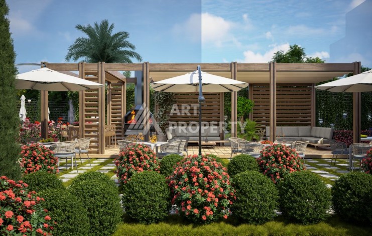 Стартовые цены на квартиры от 70 до 140 кв.м. в Махмутларе, Алания - Ракурс 54