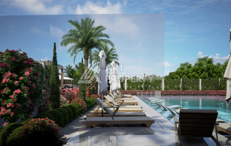 Стартовые цены на квартиры от 70 до 140 кв.м. в Махмутларе, Алания - Ракурс 57