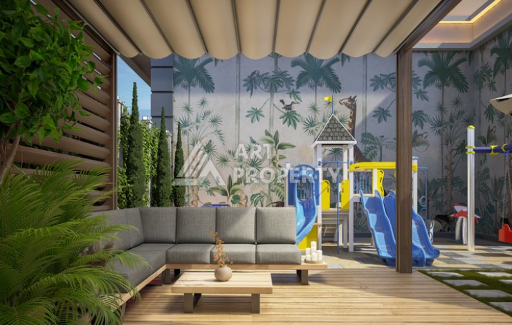 Стартовые цены на квартиры от 70 до 140 кв.м. в Махмутларе, Алания - Ракурс 58