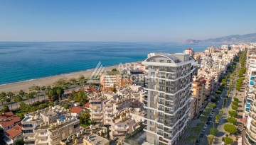 Квартиры с видом на море 2+1, 3+1 и 4+2. Первая береговая линия в Махмутларе - Ракурс 1