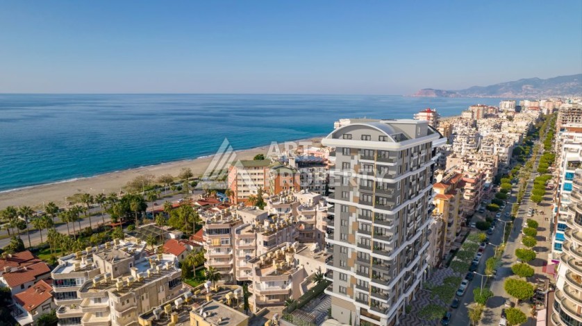 Квартиры с видом на море 2+1, 3+1 и 4+2. Первая береговая линия в Махмутларе - Ракурс 0