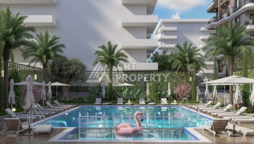 Квартиры с видом на море 2+1, 3+1 и 4+2. Первая береговая линия в Махмутларе - Ракурс 3