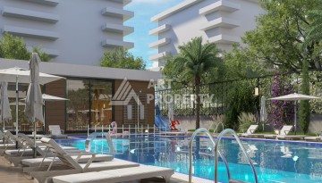 Квартиры с видом на море 2+1, 3+1 и 4+2. Первая береговая линия в Махмутларе - Ракурс 7